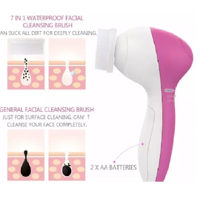 5 in 1 Facial Electric Cleanser and Massager