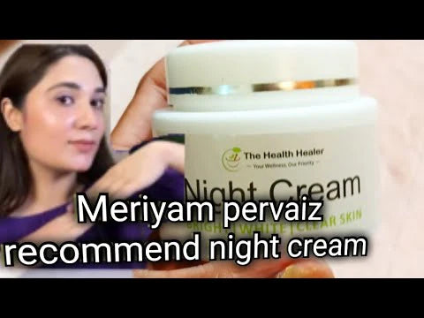 The Health Healer Night Cream Bright, White,Clear Skin For all Skin types