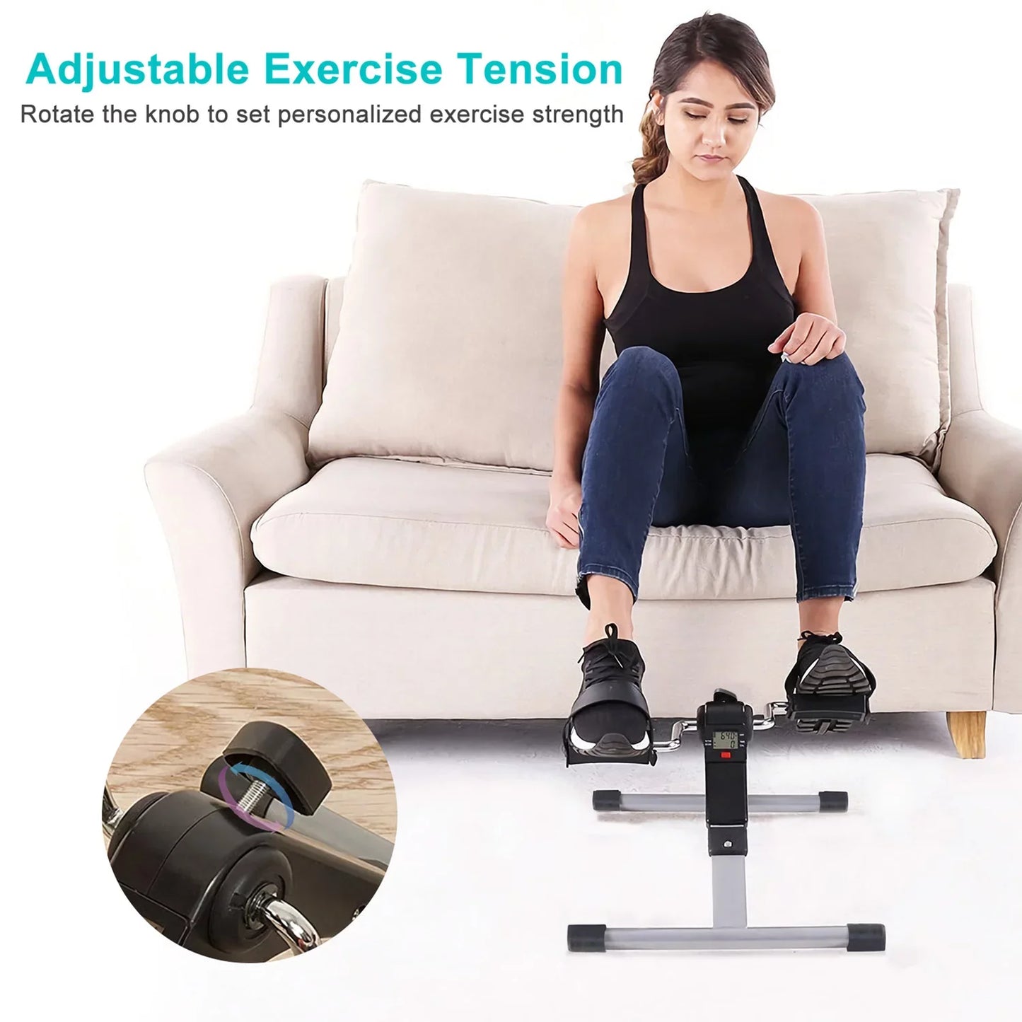 Mini Paddle Exercise Cycle (Best For Foot & Arms)