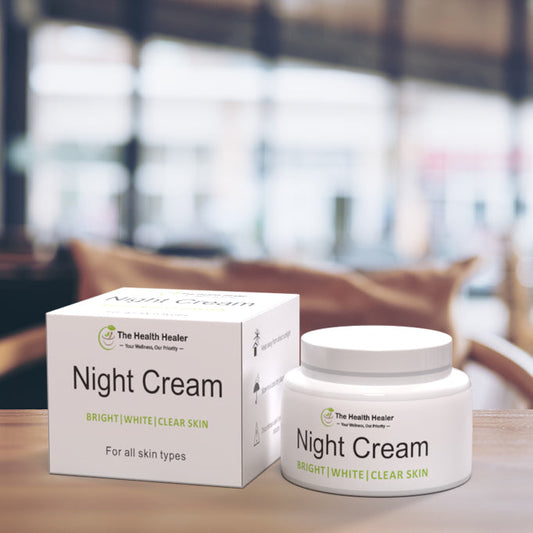 The Health Healer Night Cream Bright, White,Clear Skin For all Skin types